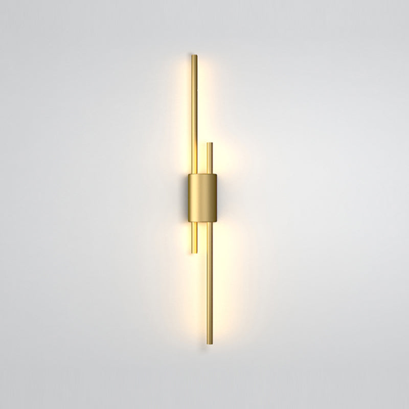 Metal Multi Lights Wall Mount Lighting Linear Modern Style Sconce Light Fixtures