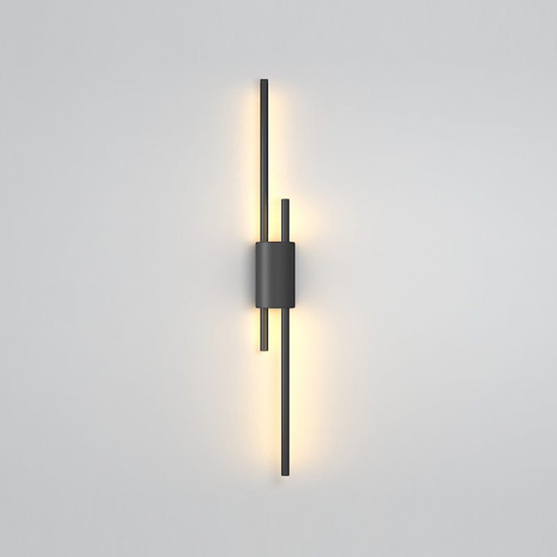 Metal Multi Lights Wall Mount Lighting Linear Modern Style Sconce Light Fixtures