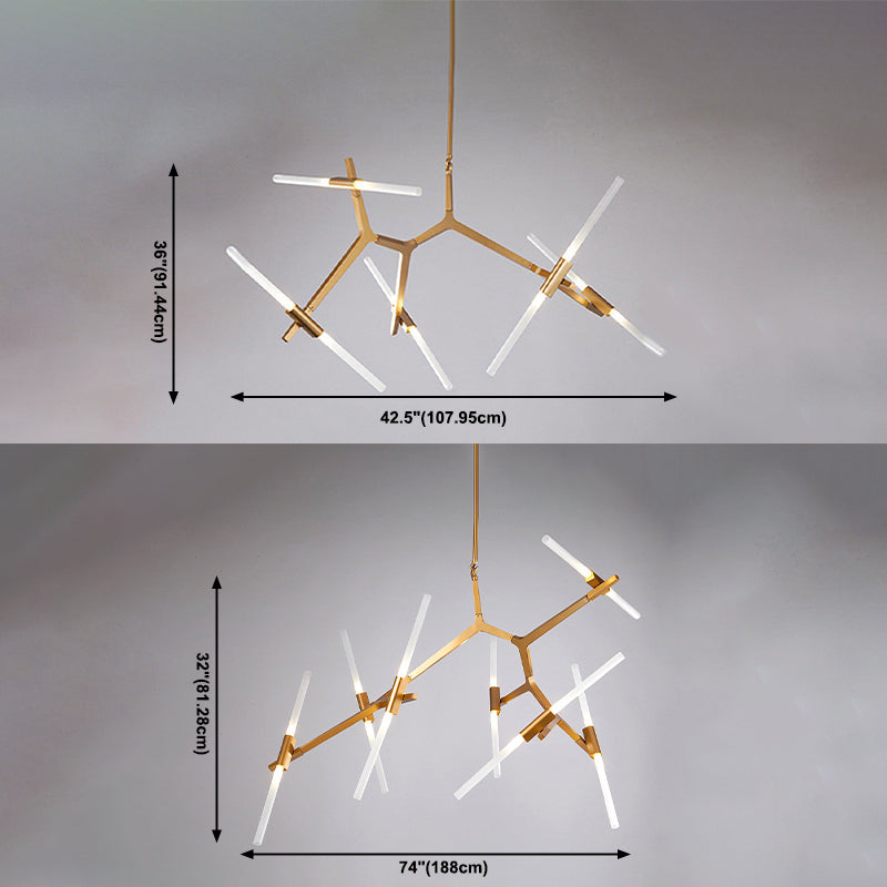 Luce a ciondolo minimalista in stile postmoderno per sala da pranzo soggiorno