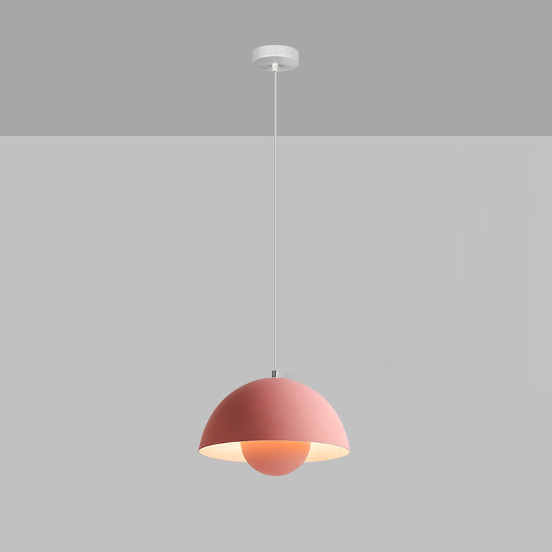 Domina Domina Caballero colgante Cosco Ligero de metal Macaron Cosculado de iluminación de iluminación