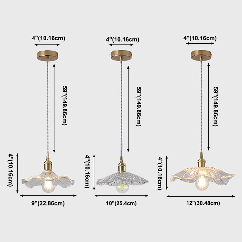 Blumenglas Anhänger Deckenleuchte Einfachheit Stil klarer Anhänger Beleuchtung