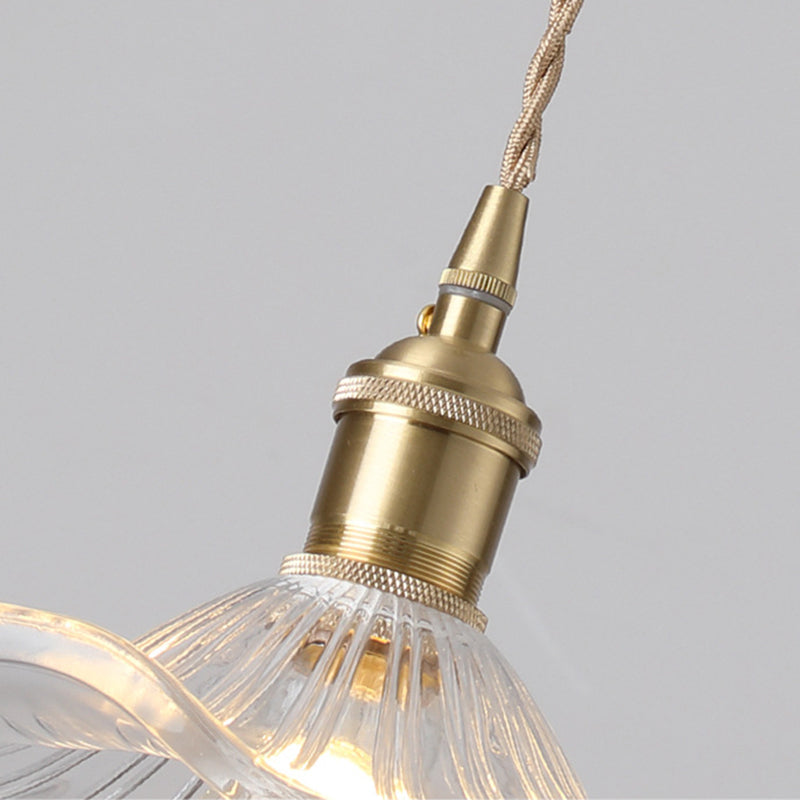 Blumenglas Anhänger Deckenleuchte Einfachheit Stil klarer Anhänger Beleuchtung