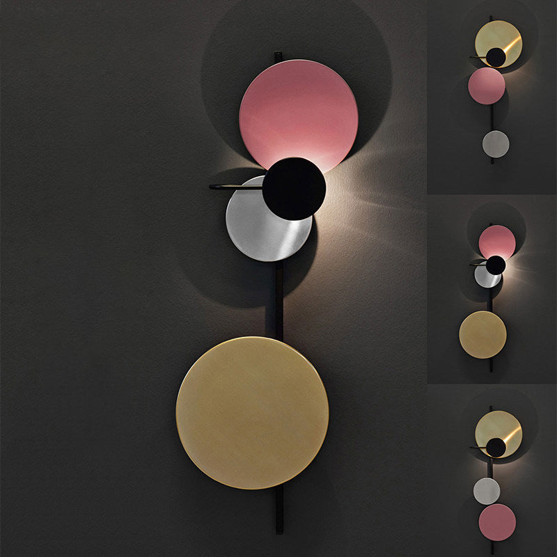 Art Deco 1 leichte Wandleuchten beleuchtet schmiedeeisere postmoderne Wandleuchten