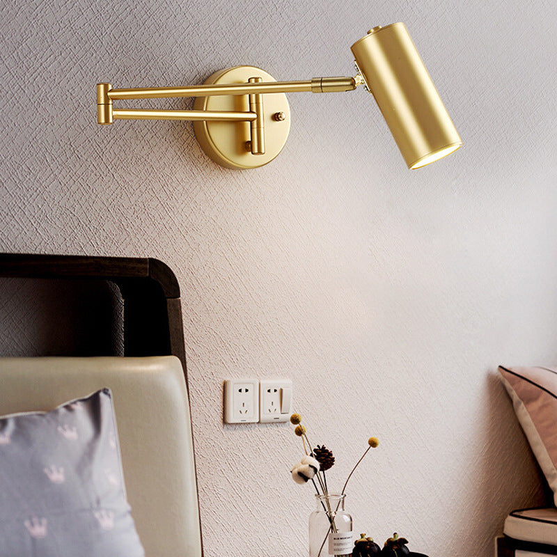 Luce di pannelli a parete armata regolabile Luce a parete in metallo moderno per camera da letto