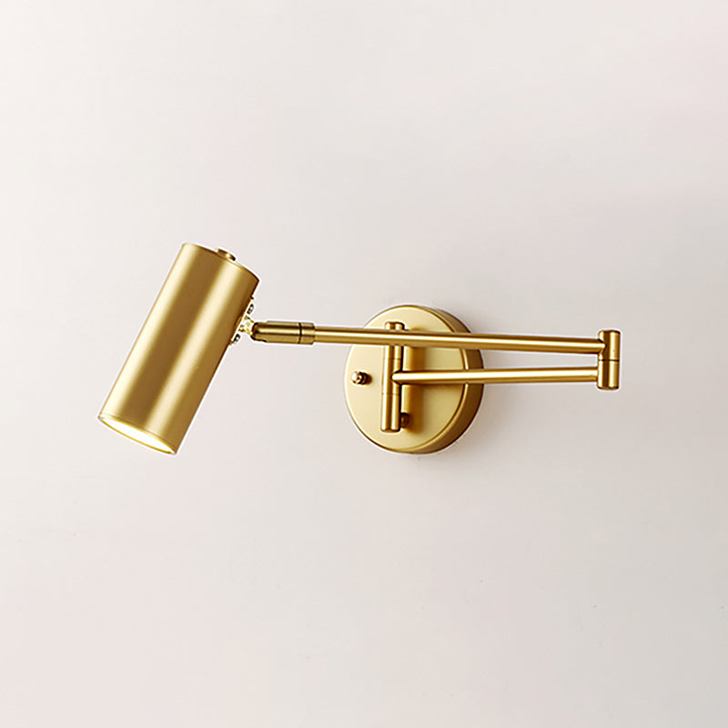 Adjustable Wall Sconce Light Contemporary Modern Metal Shade Wall Light for Bedroom