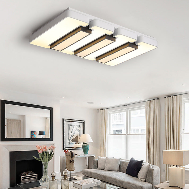 Woonkamer Wit Flush Mount Licht Acryl Modern Warm/Witte Verlichting LED Plafond Lamp
