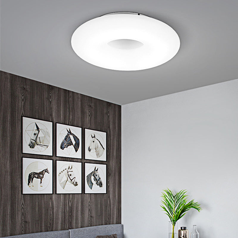 Hedendaagse cirkel/vierkante flush plafond licht acryl wit LED plafond lamp voor Porch Badkamer