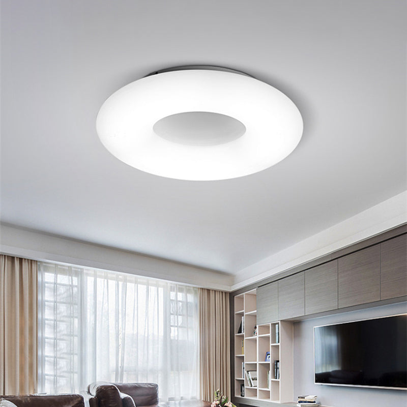 Hedendaagse cirkel/vierkante flush plafond licht acryl wit LED plafond lamp voor Porch Badkamer
