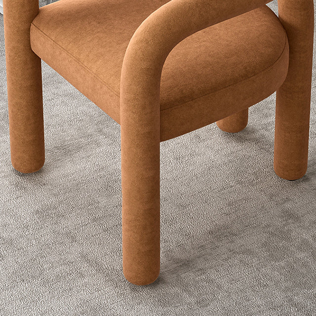 Glam Style Design Cashmere Chair Fork Bone Back Arm Kitchen Dining Chairs