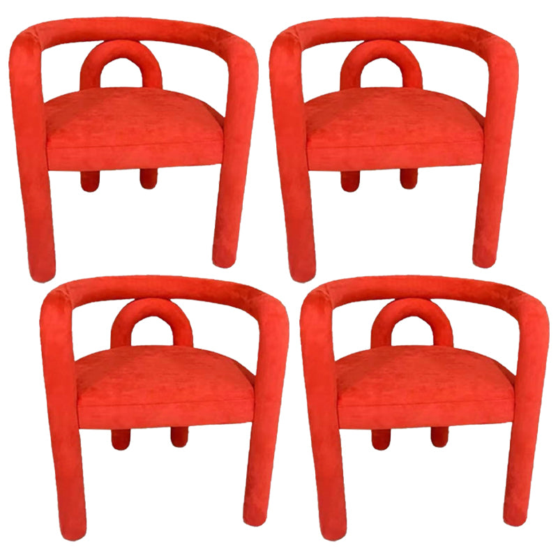 Glam Style Design Cashmere Chair Fork Bone Back Arm Kitchen Dining Chairs