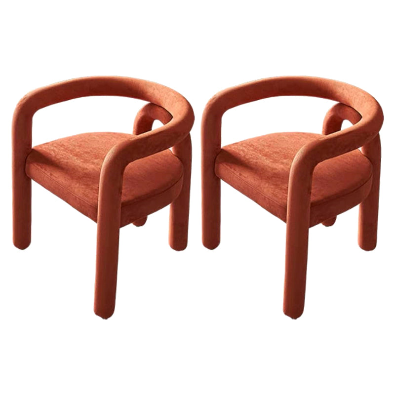 Glam Style Design Cashmere Chair Fork Bone Back Arm Kitchen Dining Chairs