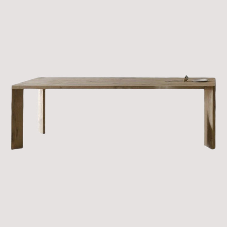 Tavolo da pranzo in legno massiccio in pino in stile moderno 4 gambe tavolo rettangolo di base per casa