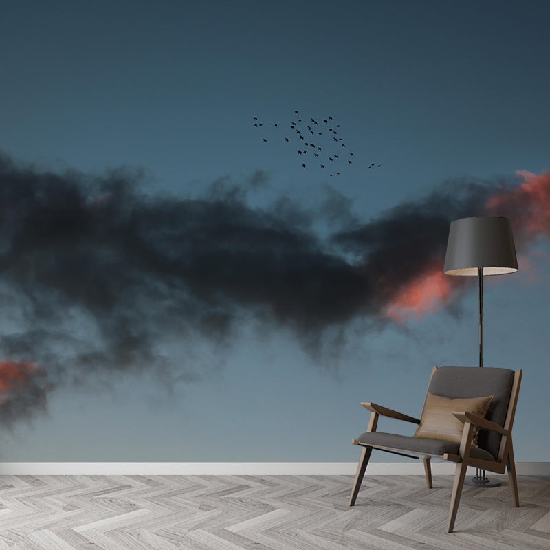 Contemporary Sky Landscapes Mural Environment Friendly Wall Art for Home