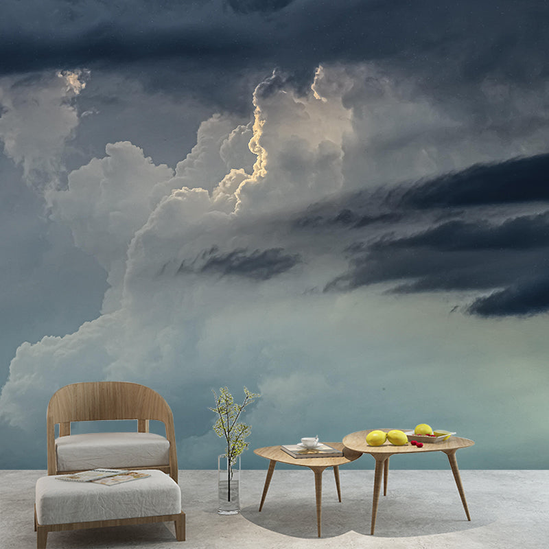 Customized Sky Landscapes Mural Wallpaper Horizontal Photography for Home