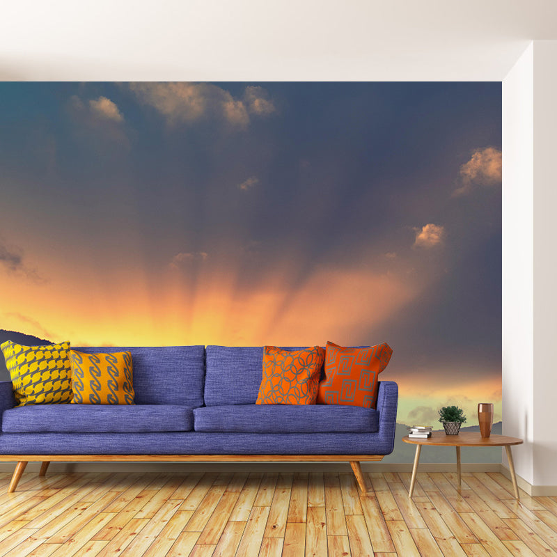 Contemporary Sky Landscapes Mural Environment Friendly Wall Art for Home Decor
