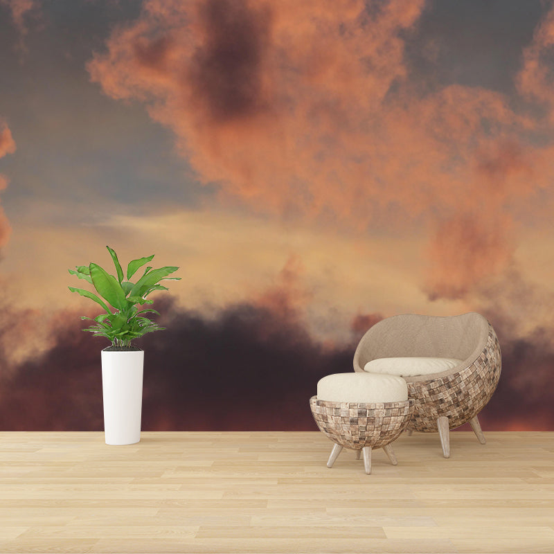 Horizontal Photography Sky Mural Environment Friendly Wall Art for Bedroom