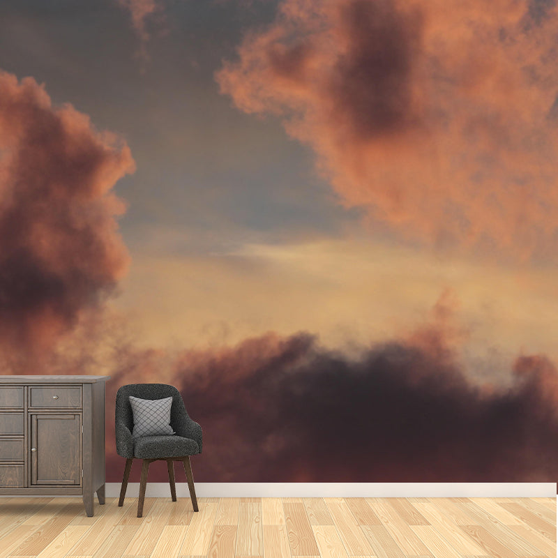 Horizontal Photography Sky Mural Environment Friendly Wall Art for Bedroom