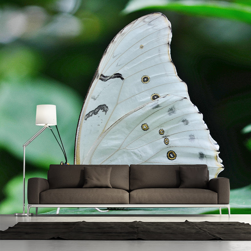 Customized Tropical Butterfly Mural Horizontal Photography for Sleeping Room Decoration