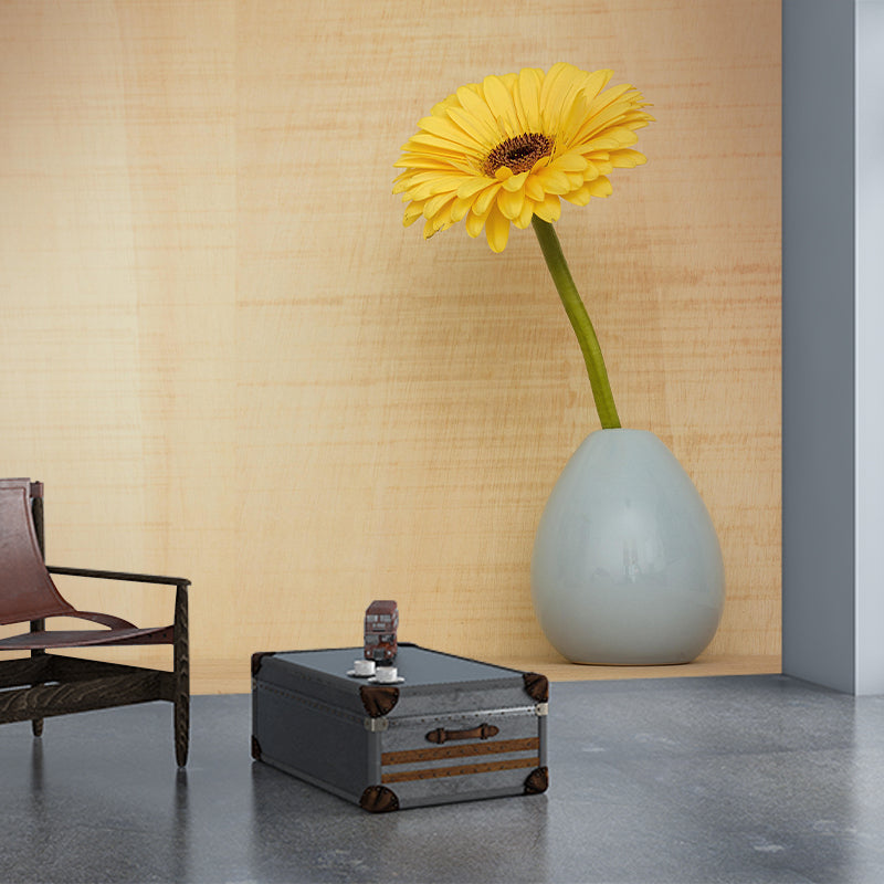 Customized Gerbera Wall Mural Horizontal Photography for Sleeping Room Decoration