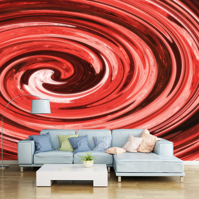 Abstract Swirl Stain-Resistant Wall Mural Contemporary Wall Art for Living Room