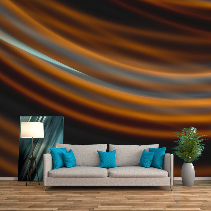 Line Abstraction Wall Covering for Home Decor, Stain Resistant, Made to Measure