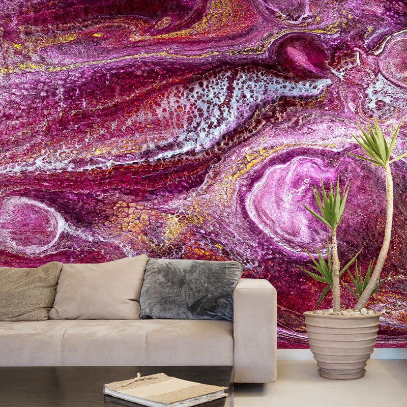 Rendering Abstraction Mural Wallpaper for Dining Room, Mildew Resistant