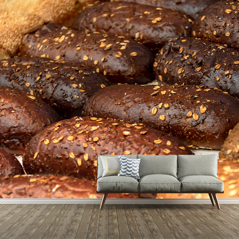 Delicious Food Mural Wallpaper for Cake Shop Wall Decor, Made to Measure