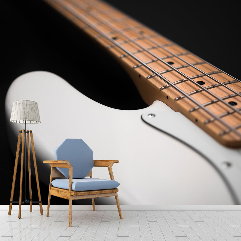 Guitar Musical Instrument Wall Mural Decal Modern Dreamy Bedroom Wall Decor