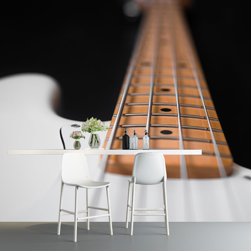 Guitar Musical Instrument Wall Mural Decal Modern Dreamy Bedroom Wall Decor