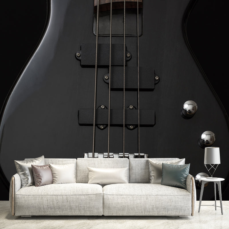 Guitar Musical Instrument Wall Mural Decal Modern Dreamy Bedroom Wall Decor