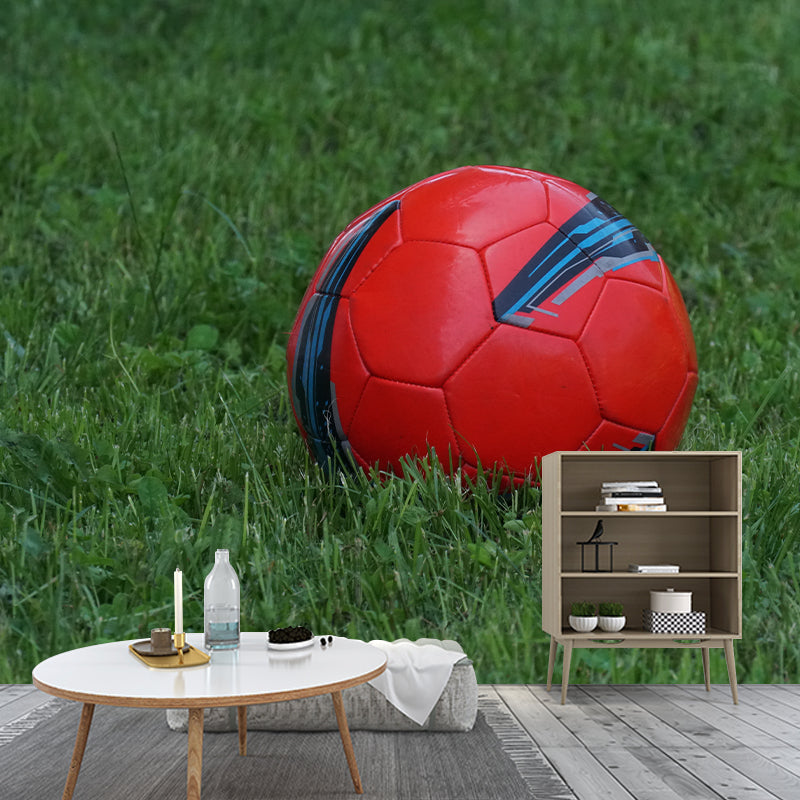 Football Sport Hobby Wall Mural Decal for Boys Bedroom, Customized Size Available