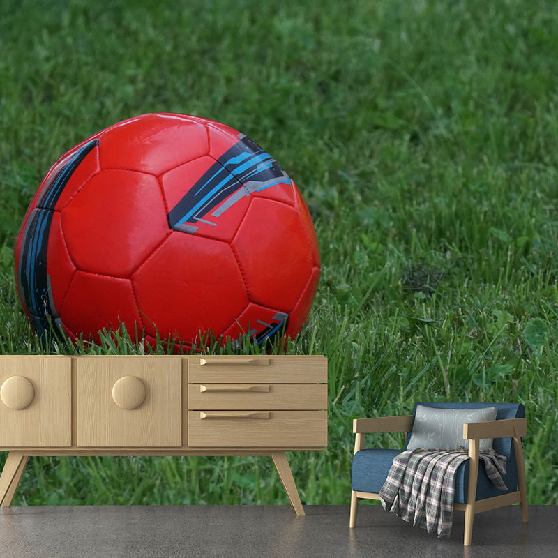 Football Sport Hobby Wall Mural Decal for Boys Bedroom, Customized Size Available