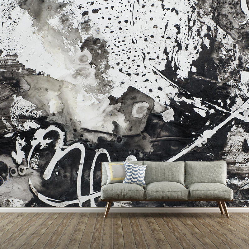 Moisture Resistant Abstract Pattern Mural Wall Covering for Dining Room Wall Decor