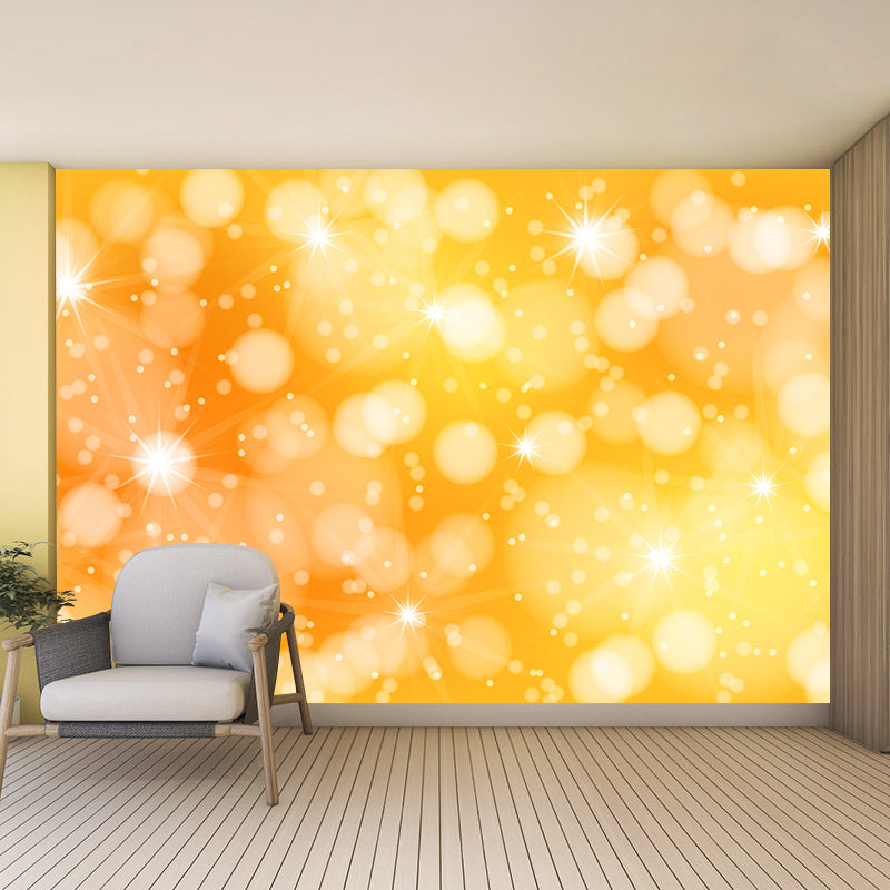 Contemporary Eco-friendly Bokeh Mural Wall Covering for Living Room Decor
