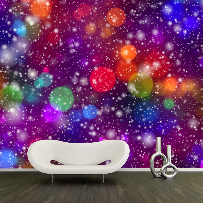 Contemporary Eco-friendly Bokeh Mural Wall Covering for Living Room Decor
