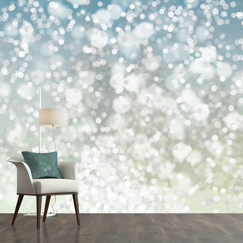 Contemporary Moisture Resistant Bokeh Mural Wall Covering for Decoration