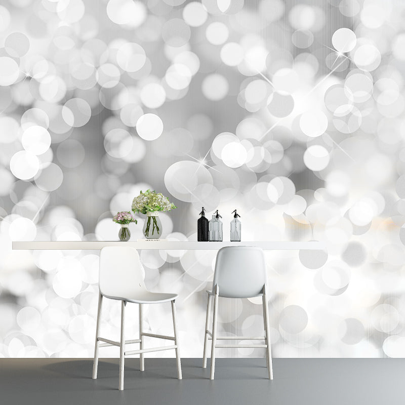 Contemporary Moisture Resistant Bokeh Mural Wall Covering for Bedroom Home Decor