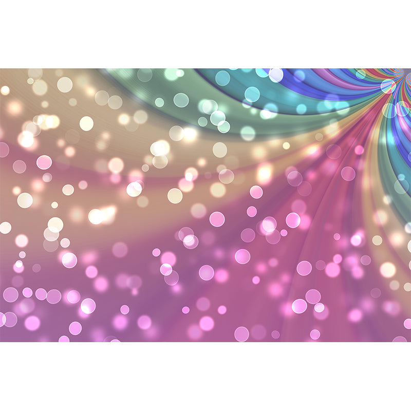 Contemporary Moisture Resistant Bokeh Mural Wall Covering for Bedroom Home Decor