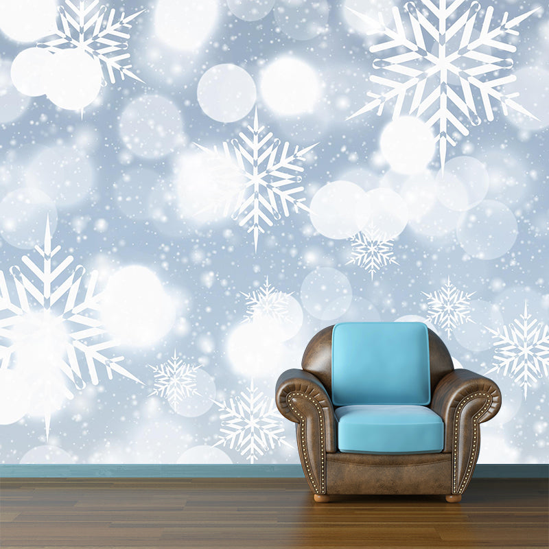 Moisture Resistant Bokeh Mural Wall Covering for Dining Room Home Decor