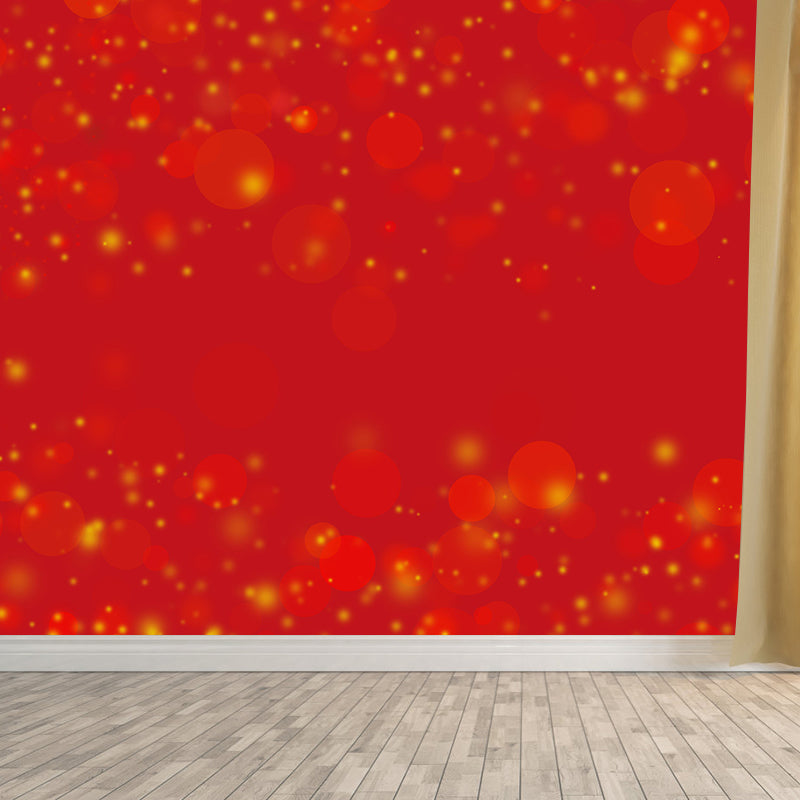 Contemporary Moisture Resistant Bokeh Mural Wall Covering for Living Room Wall Decor