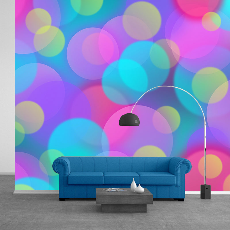 Contemporary Moisture Resistant Bokeh Mural Wall Covering for Living Room Wall Decor