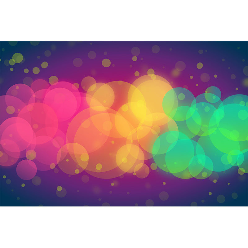 Contemporary Moisture Resistant Bokeh Mural Wall Covering for Bedroom Wall Decor