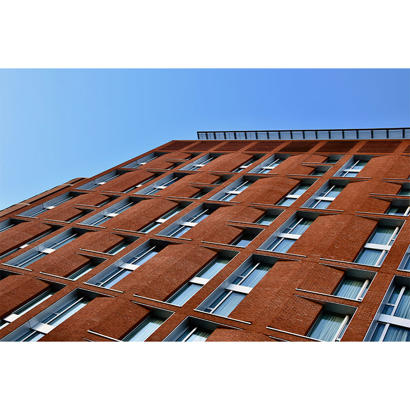 Tall Building Mural Wallpaper for Meeting Room Decoration, Moisture Resistant