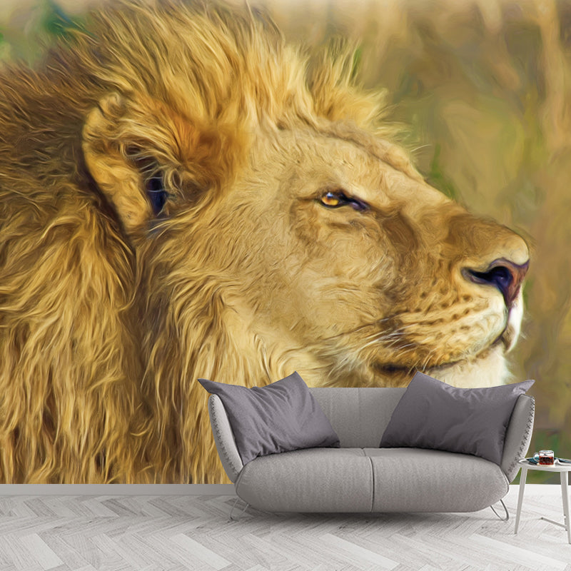Jungle Animals Mural Wallpaper for Sitting Room Decoration, Made to Measure