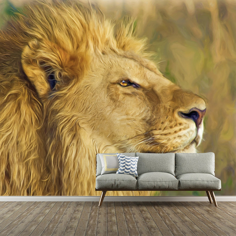 Jungle Animals Mural Wallpaper for Sitting Room Decoration, Made to Measure
