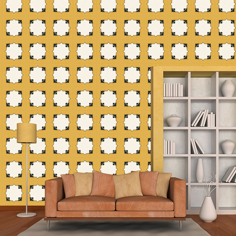 Simple Geometric Pattern Mural for Home Decor Contemporary Wall Art, Personalized Size