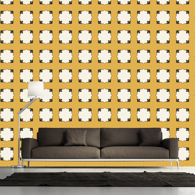 Simple Geometric Pattern Mural for Home Decor Contemporary Wall Art, Personalized Size