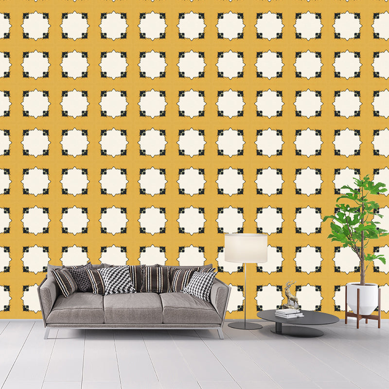 Simple Geometric Pattern Mural for Home Decor Contemporary Wall Art, Personalized Size