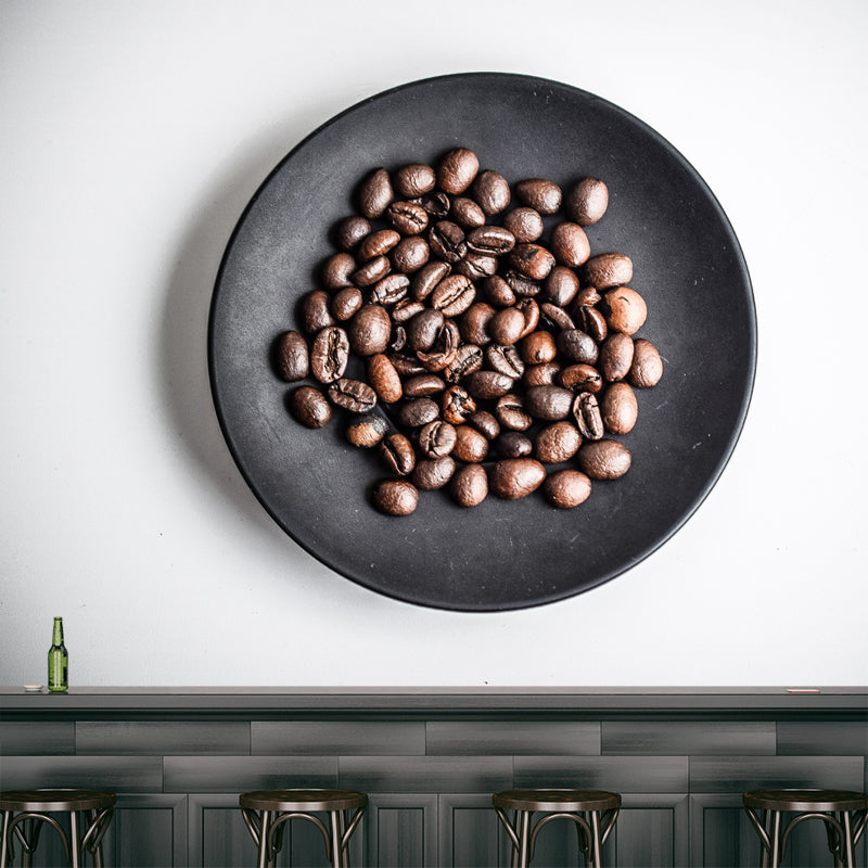 Minimalism Style Coffee Beans Mural for Coffee Shop, Personalized Size