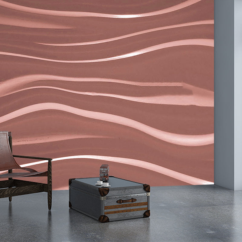 Wavy Line Abstraction Wall Mural for Living Room Wall Decor, Made to Measure